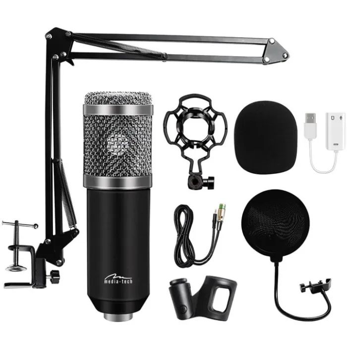 Мікрофон Media-Tech Професійний набір XLR USB (MT397S) зображення 2