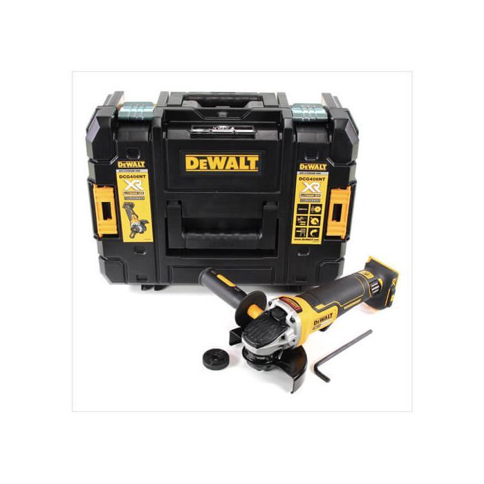Шлифовальная машина DeWALT 18В XR Li-lon, 125 мм, 9000 об/мин, вес 1.74 кг, TSTAK (без АКБ и ЗУ) (DCG406NT) изображение 2