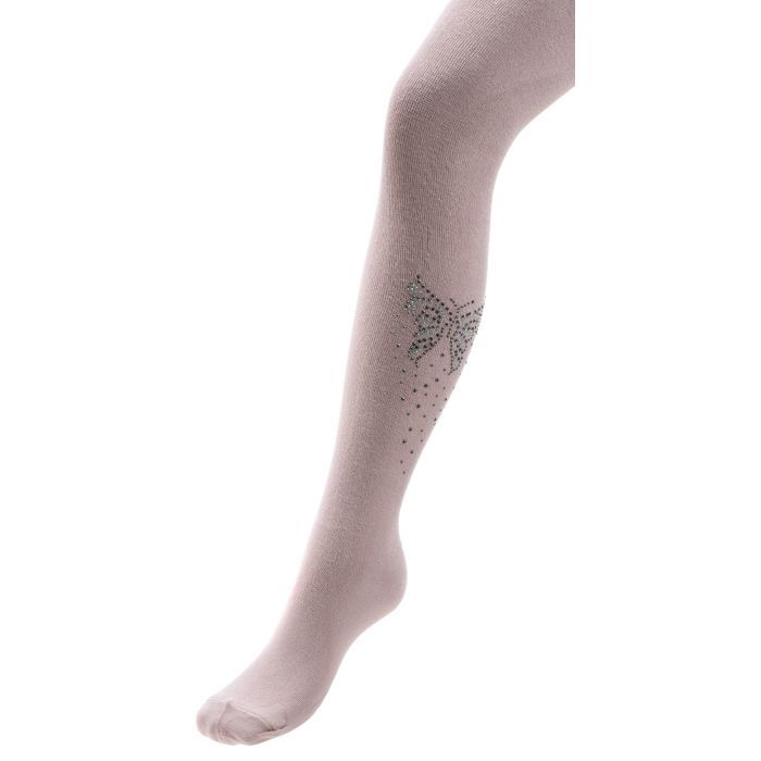 Колготки дитячі BNM з метеликами зі стразами (M0C0302-1172-5G-pink) зображення 2
