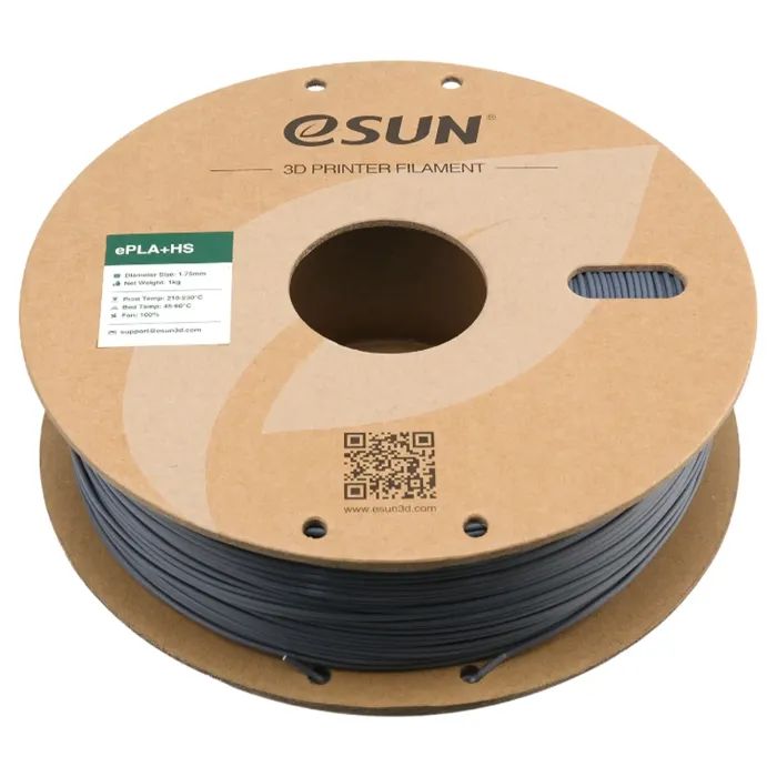Пластик для 3D-принтера eSUN ePLA-HS, 1,75мм, 1кг, gray (EPLA-HS-P175H1) изображение 3