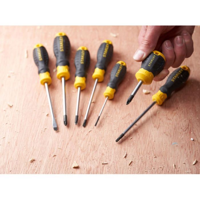 Отвертка Stanley Cushion Grip, Pz2x45мм. (STHT16196-0) изображение 6