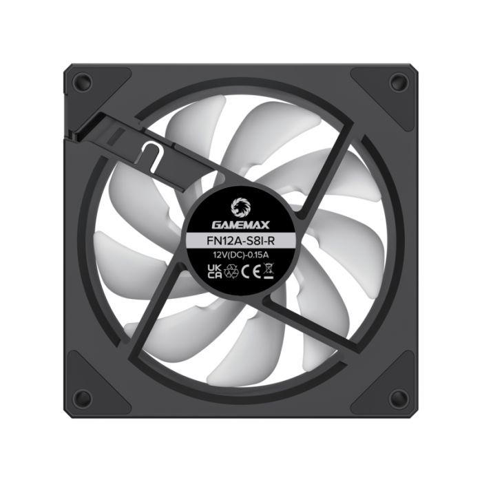 Кулер для корпуса Gamemax FN12A-S8I-R изображение 10