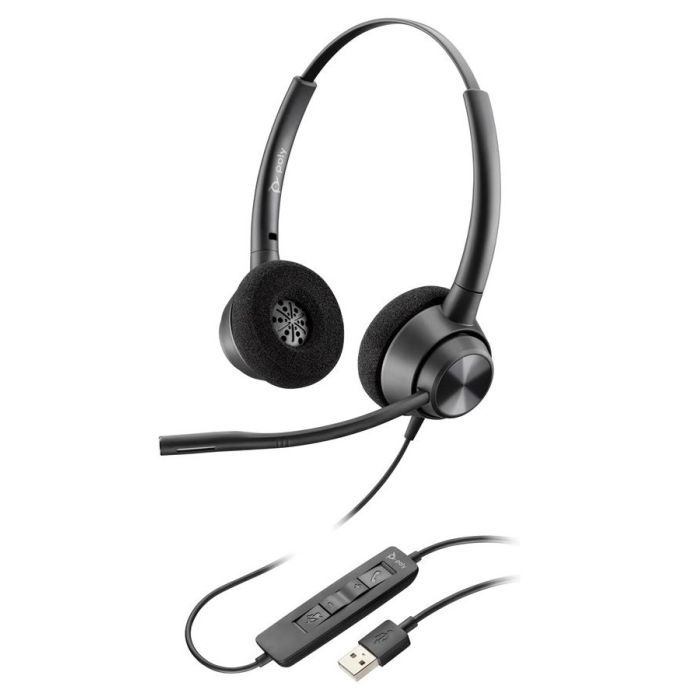 Наушники Poly EncorePro 320 Stereo USB-A Black (767G0AA)