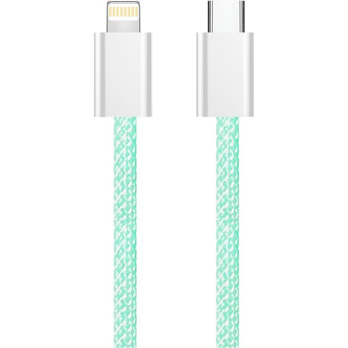 Дата кабель USB-C to Lightning 1.0m 27W pink ColorWay (CW-CBPDCL061-P) зображення 6