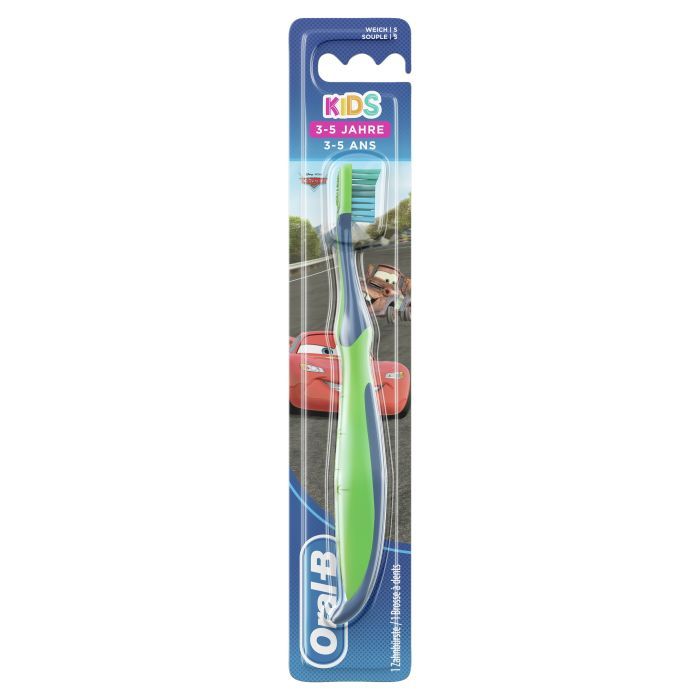 Детская зубная щетка Oral-B Kids 3+ Cars/Frozen Экстра мягкая 1 шт. (5010622010795) изображение 2