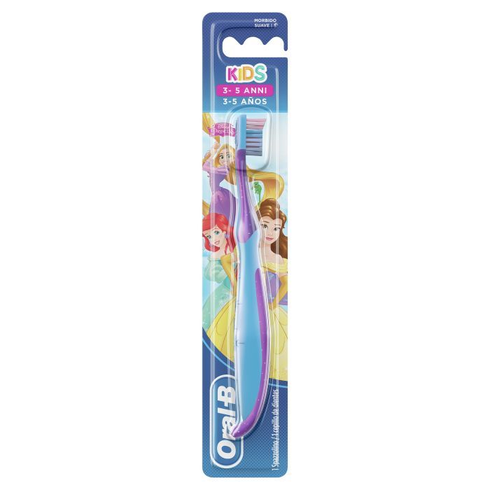 Детская зубная щетка Oral-B Kids 3+ Cars/Frozen Экстра мягкая 1 шт. (5010622010795) изображение 3