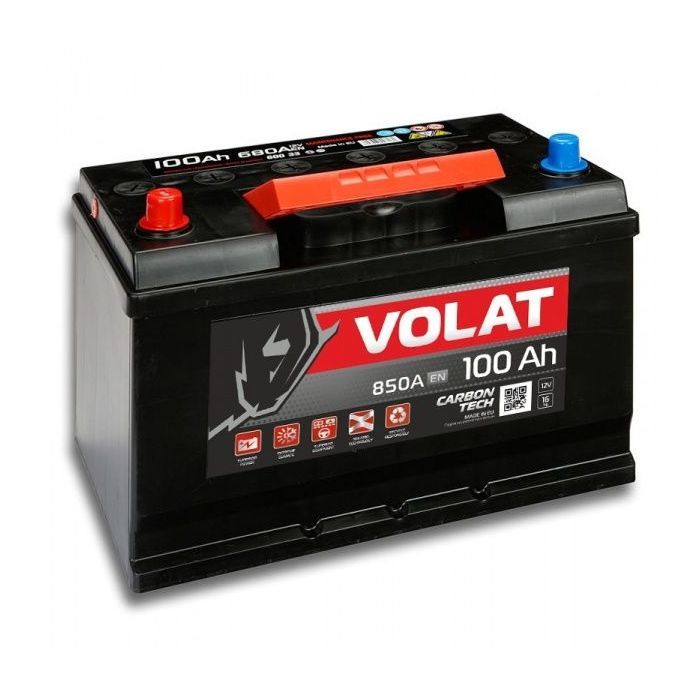 Аккумулятор автомобильный VOLAT 100A +прав (0) (L5) 850А