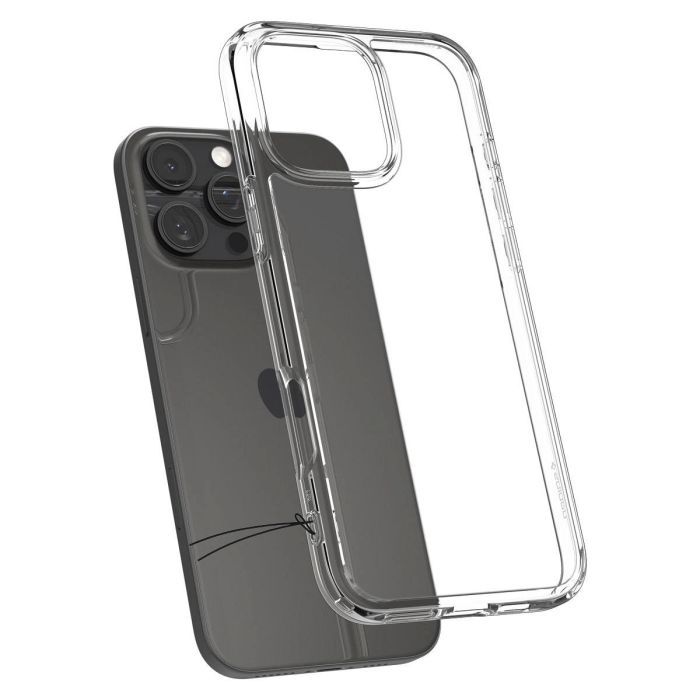 Чехол для мобильного телефона Spigen iPhone 16 Pro Ultra Hybrid Crystal Clear (ACS08121) изображение 5