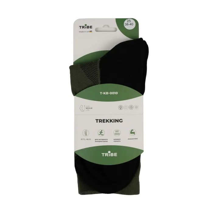 Носки Tribe Trekking black 38-40 (T-KB-0010-black-38-40) изображение 10