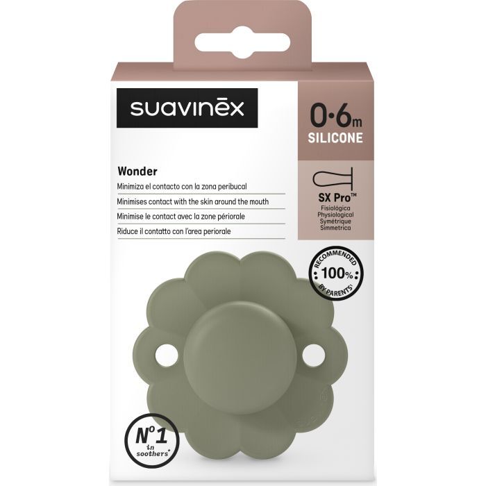 Пустушка Suavinex Wonder фізіологічна, 0-6 міс. світло-рожева (308377) зображення 3