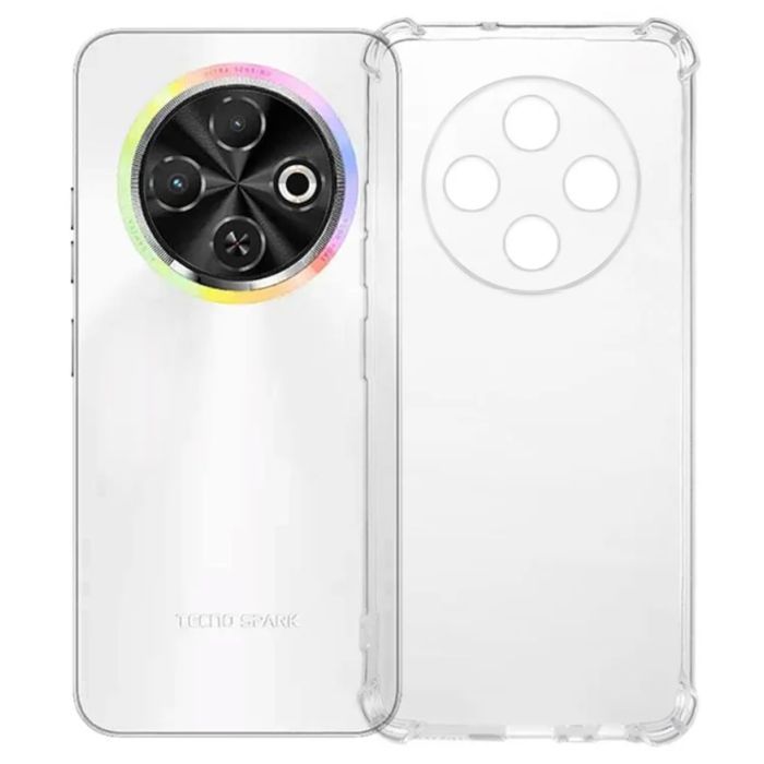 Чохол до мобільного телефона BeCover Anti-Shock Tecno Spark 30C 4G Clear (712783) зображення 3