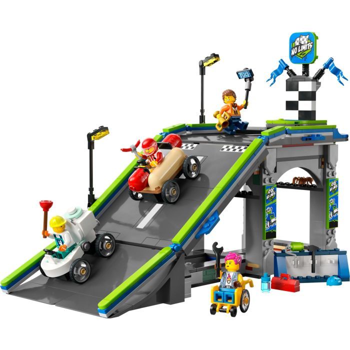Конструктор LEGO City Жодних обмежень: Автодром для гоночних автомобілів (60460) зображення 2