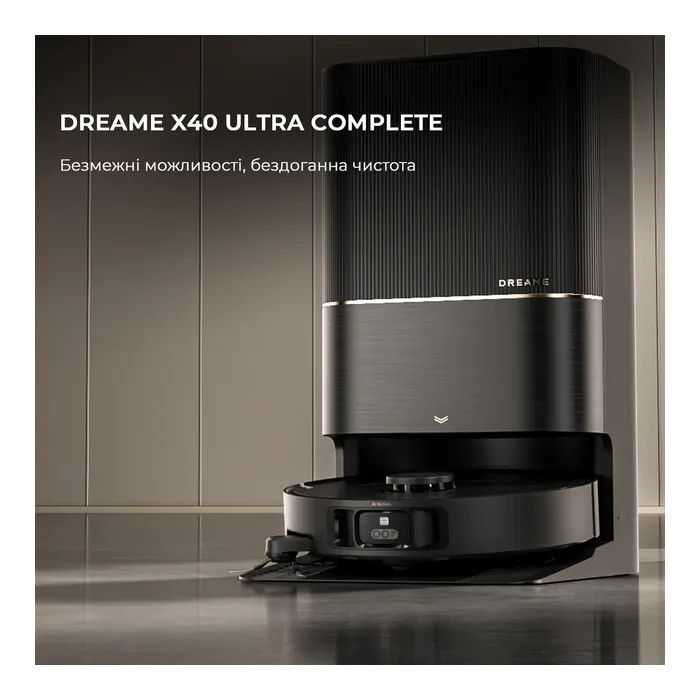 Пылесос Dreame Bot X40 Ultra Complete Black (RLX63CE-2-Bl) изображение 2