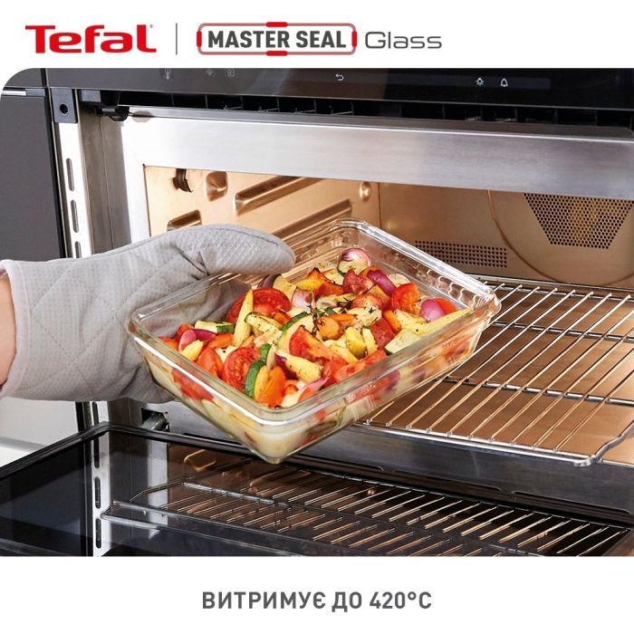 Пищевой контейнер Tefal Master Seal, Набір 3шт, жаростійке скло, прозорий (N1050910) изображение 6