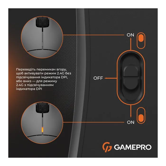 Мышка GamePro GM990B Wireless Black (GM990B) изображение 12