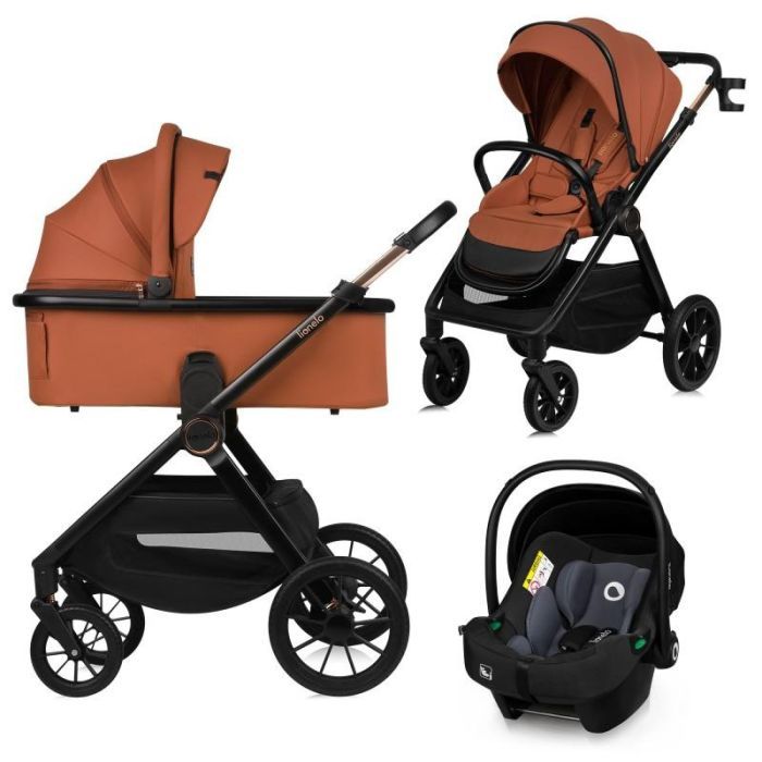 Коляска Lionelo 3 в 1 Layla Grey Stone (LO-LAYLA 3IN1 GREY STONE)