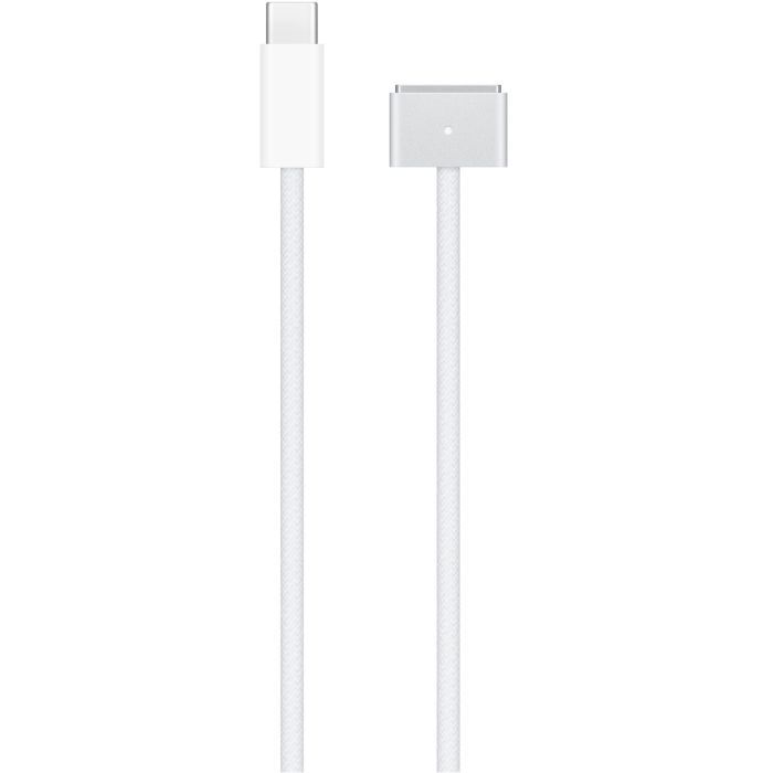 Кабель живлення USB-C to MagSafe 3 Cable (2m) - Silver,Model A2363 Apple (MW613ZM/A) зображення 2