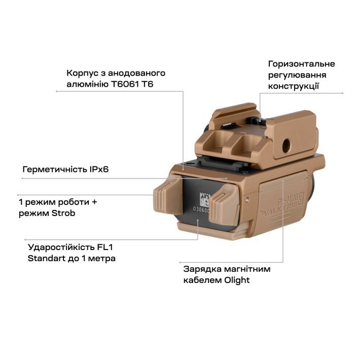 Фонарь Olight PL-Mini 3 Valkyrie Desert Tan (0.0002.0102) изображение 11