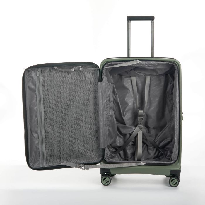 Валіза Bagland середня 72 л хакі (1140621767) зображення 7
