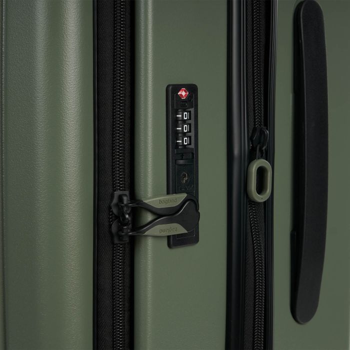 Валіза Bagland середня 72 л хакі (1140621767) зображення 8