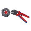 Затискач для клем KNIPEX MultiCrimp, со сменными матрицами (97 33 02)