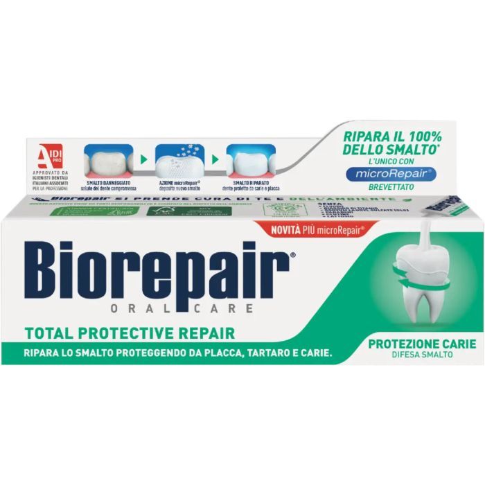 Зубная паста Biorepair Абсолютная защита и восстановление 75 мл (8017331048429)
