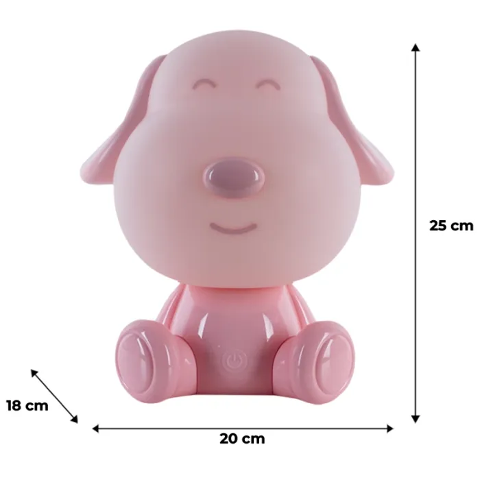 Нічник Kite Світильник LED з акумулятором Doggy, білий (K24-491-3-1) зображення 6