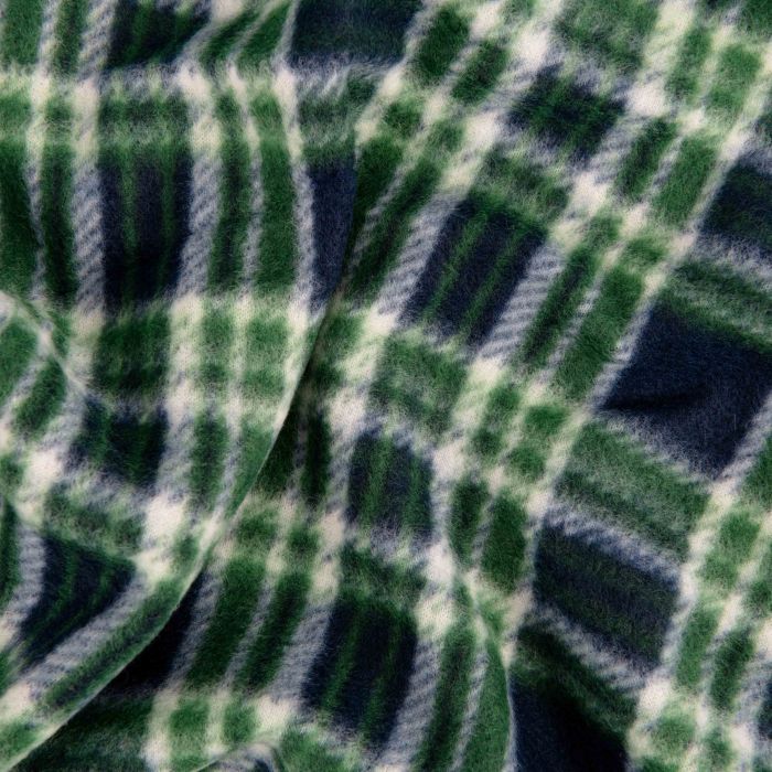 Плед Ardesto Christmas Fleece 130x160см, 100% поліестер, клітинка, зелений (ART0718PB) зображення 7