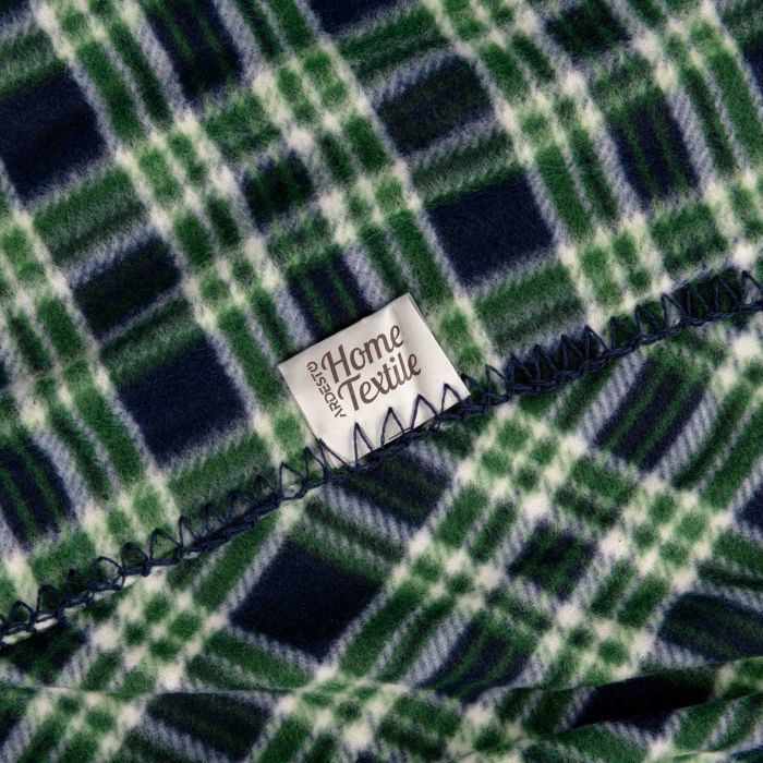 Плед Ardesto Christmas Fleece 130x160см, 100% поліестер, клітинка, зелений (ART0718PB) зображення 8