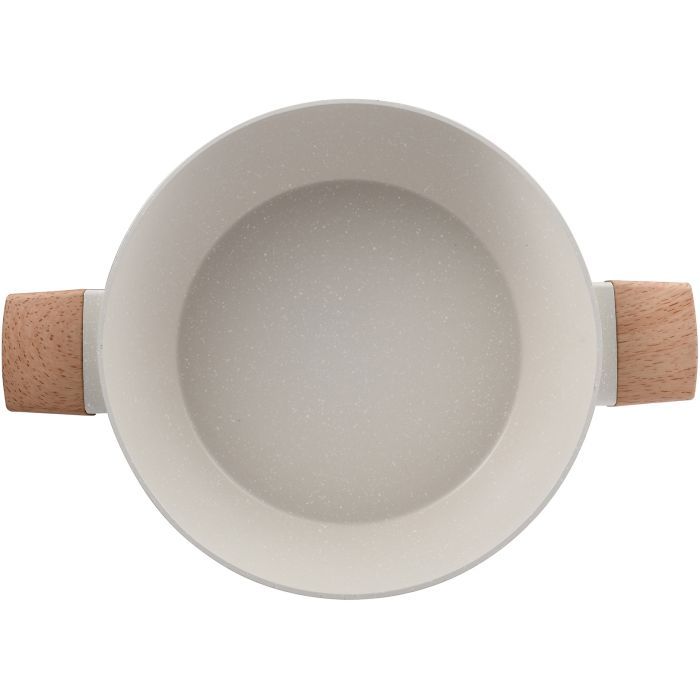 Сотейник Bergner Naturally з кришкою 28 см (BG-34747-CR) зображення 2