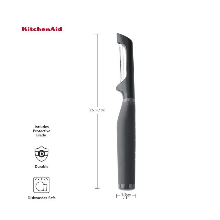 Овощечистка KitchenAid Coreline, вертикальна 22 см, сірий (KAS112OHCGG) изображение 6