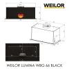 Витяжка кухонна Weilor LUMINA WBG 66 BLACK зображення 12