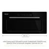 Витяжка кухонна Weilor LUMINA WBG 66 BLACK зображення 2