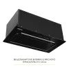 Витяжка кухонна Weilor LUMINA WBG 66 BLACK зображення 4