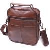 Сумка Vintage Из натуральной кожи Коричневая (21279) изображение 2