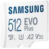 Карта памяти Samsung 512 GB microSDXC Class 10 UHS-I U3 V30 A2 EVO Plus+SD Adapte (MB-MC512SA/EU) изображение 2