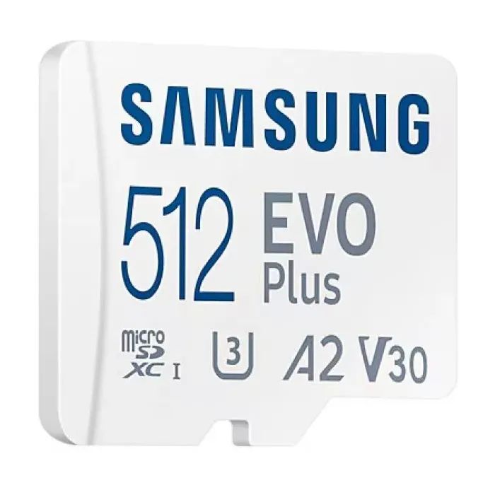 Карта памяти Samsung 512 GB microSDXC Class 10 UHS-I U3 V30 A2 EVO Plus+SD Adapte (MB-MC512SA/EU) изображение 3