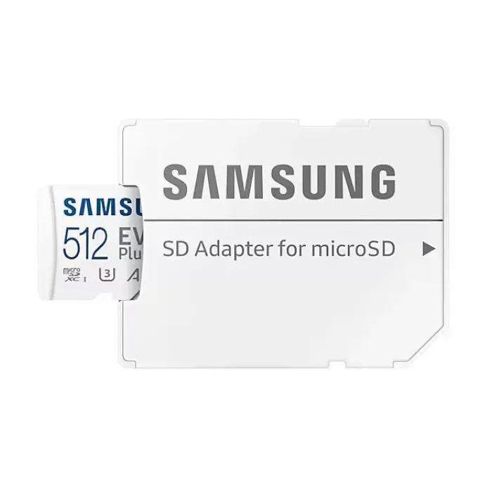 Карта памяти Samsung 512 GB microSDXC Class 10 UHS-I U3 V30 A2 EVO Plus+SD Adapte (MB-MC512SA/EU) изображение 4