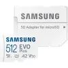 Карта памяти Samsung 512 GB microSDXC Class 10 UHS-I U3 V30 A2 EVO Plus+SD Adapte (MB-MC512SA/EU) изображение 5