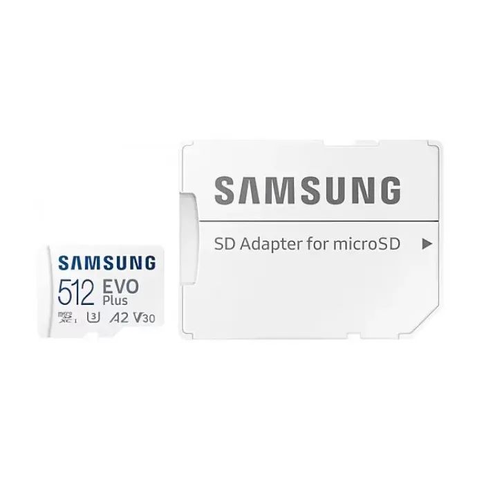 Карта памяти Samsung 512 GB microSDXC Class 10 UHS-I U3 V30 A2 EVO Plus+SD Adapte (MB-MC512SA/EU) изображение 6
