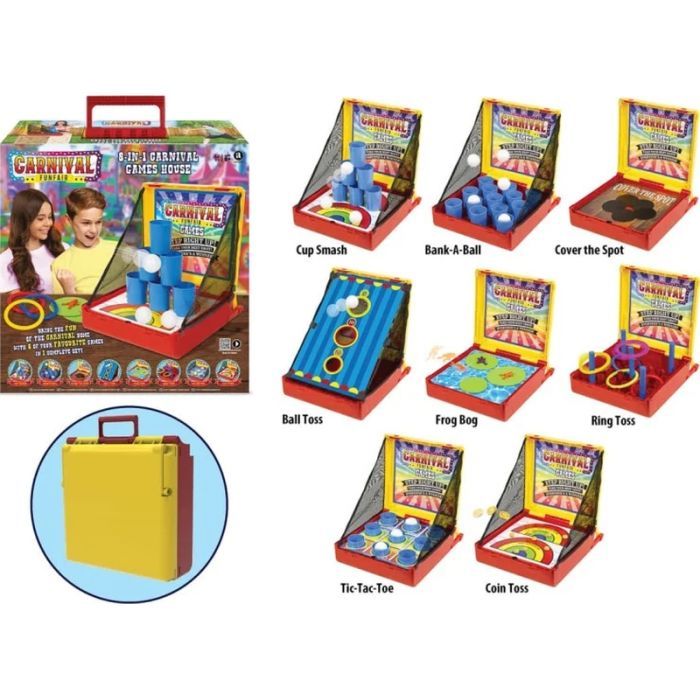 Настольная игра Ambassador Набор 8-in-1 Carnival games house (англ) (6337734) изображение 10