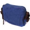 Сумка Vintage Месенджер з текстилю Синя (22207) зображення 2