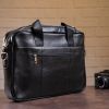Сумка Vintage Кожаная Черная (14625) изображение 8