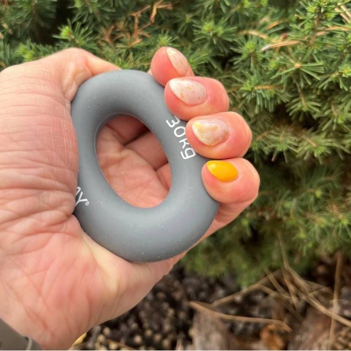 Эспандер PowerPlay PP-4324 Hand Grip Ring Medium 20 кг Зелений (PP_4324_20kg) изображение 3