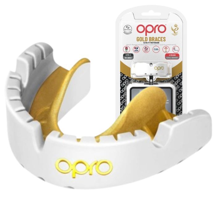Капа Opro Gold Braces під брекети Dark Bluel/Pearl (102506002) (Gold_Braces_Blue/Pearl)