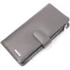 Портмоне Karya З натуральної шкіри Сіре (20999)