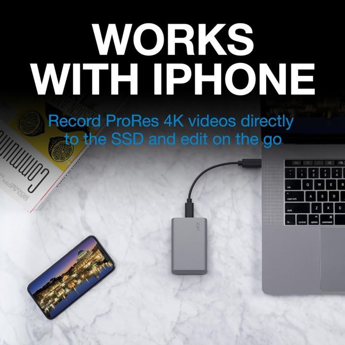 Накопичувач SSD USB Type-C 1TB Mobile Secure LaCie (STKH1000800) зображення 12