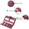 Гаманець ST Leather З натуральної шкіри Бордовий (22535) зображення 4