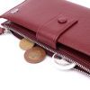 Гаманець ST Leather З натуральної шкіри Бордовий (22535) зображення 8