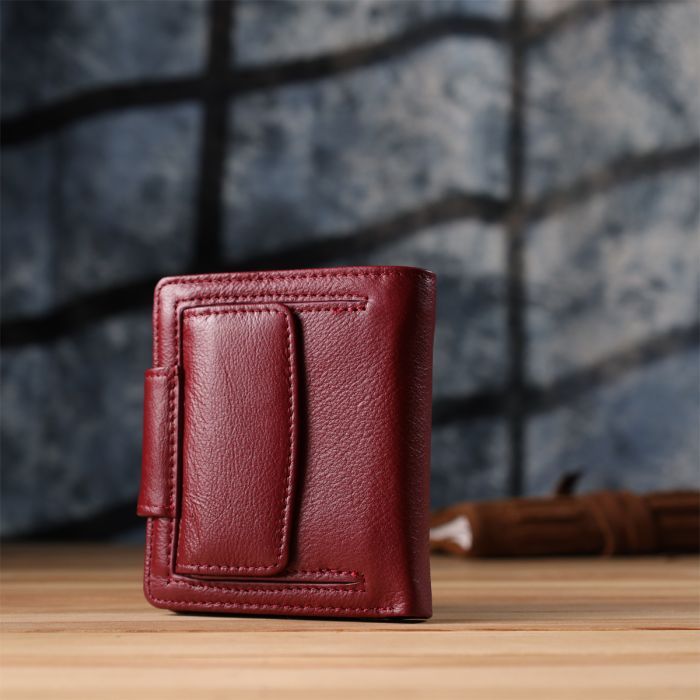 Кошелек ST Leather Из натуральной кожи Бордовый (23071) изображение 10
